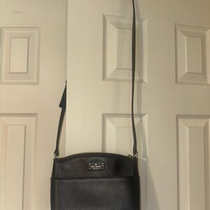 Kate Spade Black Crossbody Bag with Gold Hardware
